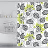 100x200cm Botanical Flower Printed Waterproof Polyester Shower Curtain Home Thickened Bathroom Curtain Cloth