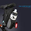 ROSWHEEL 1.8L Bicycle Tail Bag Saddle Bag Kettle Bag Can Hang Taillights(Black)