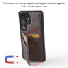 For Samsung Galaxy S24 Ultra 5G Forwenw F8 Series 2 in 1 Magnetic Card Slot Leather Phone Case(Grey)