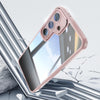 For Samsung Galaxy S24 FE 5G Acrylic Hybrid TPU Armor Shockproof Phone Case(Pink)
