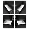 For Tesla Model Y 2021-2023 TPE Storage Organizer Under Car Seat, Style:with Cover(Black)