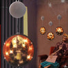 Halloween Star String Light Show Window Horror Decoration LED Battery Powered Hanging Lamp(Happy Halloween)