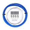 7 in 1 Cylindrical Head PVC Brake Cable Tube Set for Mountain Bike (Blue)