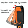 BG-R16 Bicycle Folding Wall Movable Hook Bicycle Mountain Bike Display Rack Parking Rack(Black Orange)