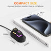 Desktop Computer External Switch Restart Button Computer Power Extension Cable, Color: Rubberized Oil Translucent