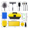 23 PCS / Set Car Wash Brush Tire Brush Glass Wiper Brush Drill Brush Cleaning Brush Set