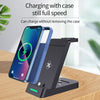 B20 18W 3 in 1 Wireless Charger Stand Charger Dock for iPhone Apple Watch Series(White)
