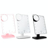 Portable Led Touch Sensor Mirror With Lamp Desktop Fill Light(Pink)