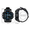 LC11 1.28 inch TFT Screen Outdoor Sports Smart Watch, IP68 Waterproof Support Heart Rate & Blood Pressure Monitoring (Black)