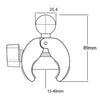 Camera Phone Holder Ball Head Base Live Riding Shooting Handlebar Rotating Clamp(Quick Release)