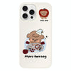 For iPhone 12 Pro Skin Feeling Jelly TPU Hybrid PC Phone Case(Basket Dog White)