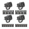 8W Christmas Colorful Rotating Laser Atmosphere Light Random Pattern Delivery US Plug with 4 Cards