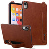 For iPad 10th Gen 10.9 2022 TPU Leather Back Tablet Case with Wristband(Brown)
