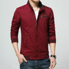 8803 Men Jacket Casual Coat, Size: XL(Wine Red)