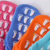 4 Pairs Anti-slip Dotted Rubber Trampoline Socks Toddler Socks For Children 1-5 Years Old(Rose Red)