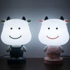 3W Cartoon Crown Pet USB Touch Control Night Light(Cow Green)