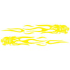 2 PCS/Set D-815 Flame Lion Pattern Car Modified Decorative Sticker(Yellow)