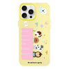 For iPhone 14 Pro Max Skin Feeling Jelly TPU Hybrid PC Phone Case(Dog Party Yellow)