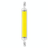 118mm 20W R7S LED COB Dimmer Glass Lamp Double-end Horizontal Plug-in Light(220v Cold White Light)
