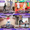Bluetooth Music Dance Mat 4 Modes Light Up Stepping Floor Mat 100x89cm(5004 Style)