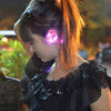 1 Pair Fashion LED Earrings Glowing Light Up Diamond Earring Stud(Blue)