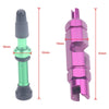 A5599 2 PCS 40mm Green French Tubeless Valve Stem with Repair Kit for Road Bike