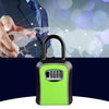 Portable Car Key Safe Box - 4 Digit Combination Lock (Red)