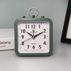 Candy Color Office Home Student Square Alarm Clock(Green)