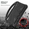 For Samgsung Galaxy Tab S10 FE 11 EVA Shockproof Tablet Case with Holder(Black)