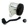Motorcycle Modified Fittings Front Brake Oil Liquid Oil Cup Direct Pump Large Capacity Universal Oil Pot(Transparent)