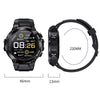 K37 1.32 Inch Heart Rate Monitoring Smart Watch With GPS Positioning Function(Green)