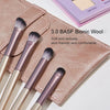 4 PCS / Set Makeup Brush Eye Shadow Brush Eye Makeup Set Soft Hair Detail Brush Smudge Brush With Brush Bag, Color:Silver
