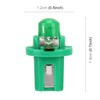 10 PCS 0.4W B8.5 Wedge Instrument Panel COB LED Light Dashboard Gauge Cluster Indicator Lamp Bulb (Green Light)
