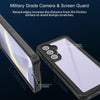 For Samsung Galaxy S24 FE 5G RedPepper Shockproof IP68 Waterproof PC Hybrid TPU Phone Case(Black)