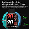 AK58 1.96 inch Screen Bluetooth Smart Watch, Steel Band, Support Health Monitoring & 100+ Sports Modes(Black)