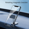 2 PCS Multifunctional Car Phone Holder Magnetic Suction Instrument Panel Navigation Suction Cup Holder, Colour: F6 Black