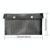 Barbecue Heat Resistant Non-stick Grilling Mesh BBQ Baking Bag, Size: 24 x 14cm (Black)