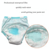 6 Layer Baby Diaper Waterproof  Reusable Cloth Diapers Baby Cotton Training  Underwear Pants Diaper L12-18KG(Giraffe)