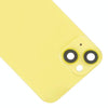 iPhone 14 Yellow Glass Back Cover with Wireless Charging