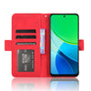 For vivo Y19s 4G Skin Feel Calf Texture Card Slots Leather Phone Case(Red)