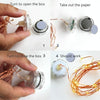 6 PCS Waterproof Warm White Light Copper Wire Starry String Light , 20 LEDs 2700-2900K Rope Fairy Light For Party / Holiday, Length: 2m, DC 6V