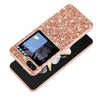 For Samsung Galaxy Z Flip6 Glitter Powder Shockproof TPU Phone Case(Rose Gold)
