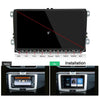 A3041 For Volkswagen 2+64G 9-inch Central Control Large Screen With Carplay Car Android10.0 Navigator Player, Style:Standard+AHD Camera