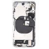 iPhone XS Battery Back Cover Assembly (White) with Side Keys & Wireless Charging