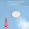 Zigbee Smart Smoke Detector - Wireless, App Alerts, Long Battery