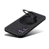 For Samsung Galaxy S23 FE 5G Denior A14 Skin Feel Rotating Holder MagSafe Phone Case(Black)