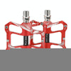 WEST BIKING YP0802080 Bicycle Aluminum Alloy Pedal Riding Foot Pedal Bicycle Accessories(Red)