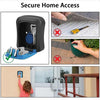 Wall Mounted Key Safe Box - Black - 10,000 Combinations