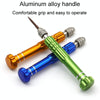 5-in-1 Aluminium Screwdriver Set for Phone Repair (Black)