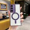 For Samsung Galaxy S25+ 5G Imitation Original Magsafe TPU Phone Case(Purple)